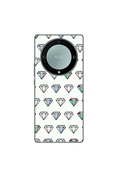 OEM Husa compatibila cu Honor Magic 5 Lite Silicon Gel Tpu Model Diamonds Pat...