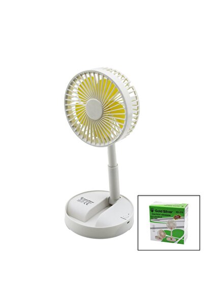 Greathings GOLD SİLVER GS-275 MASA ÜSTÜ VANTİLATÖR (USB ŞARJLI) (KATLANIR FAN...
