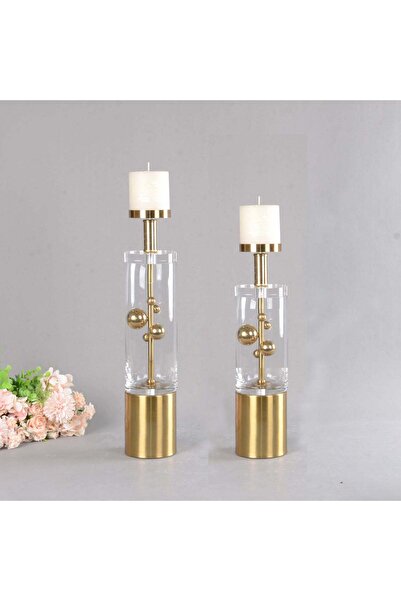 Highpoint حامل شموع من هاي بوينت بتصميم أنيق مع يد مميزة يلفت النظر على الطاو...