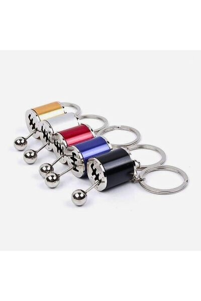 Yıldızan Movable Car Gear Shift Keychain Six Speed Manual Gear Shifter Knob M...