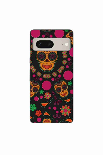 OEM Θήκη συμβατή με Google Pixel 8, από σιλικόνη gel TPU, με σχέδιο Κρανίδες ...