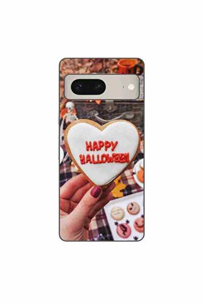 OEM Калъф, съвместим с Google Pixel 7, силиконов гел TPU, с шарка  "Щастливи ...