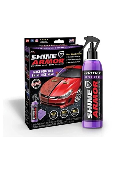 shinearmor Liquid Wax Kit, Ceramic, Shine Armor, Hydrophobic Effect, Microfib...