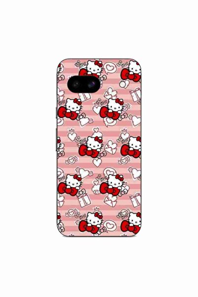 OEM Калъф, съвместим с Google Pixel 8A, силиконов гел TPU, Hello Kitty, розов...