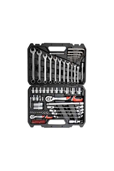 yato Σετ εργαλείων 1/4'' και 1/2'', 77 τεμάχια