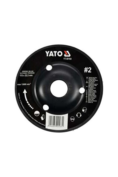 yato Disc Rașpel Lemn,Depresat 115X22.2Mm, Nr2