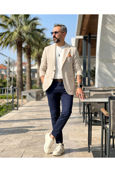 higo Erkek Riviera Prestige Slim Fit Blazer Ceket