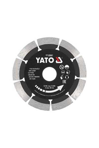 yato Διαμαντόδισκος τμηματικός, 115Χ22.2Χ1.8 χιλ.