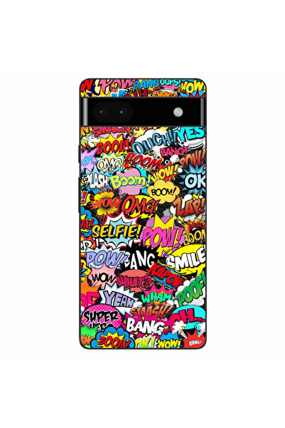 OEM Husa compatibila cu Google Pixel 6A Silicon Gel Tpu Model Pop Art Pow Wow...