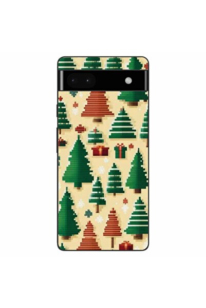 OEM Husa compatibila cu Google Pixel 6A Silicon Gel Tpu Model Pixel Art Chris...