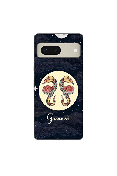 OEM Калъф, съвместим с Google Pixel 7, силиконов гел TPU, с шарка Хороскоп Бл...