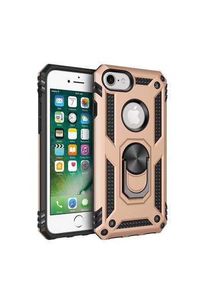 OEM Apple iPhone 7 Case Sofia Ring Silicone Cover - Gold