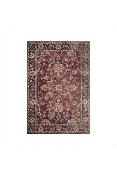 kartela halı Lino Halı Bordo Makine Halısı Jüt Taban Polyester Salon Halısı