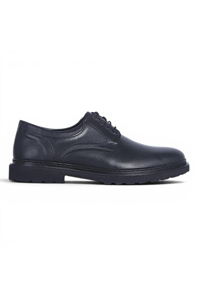 Ayakcenter Bay Kara 06-1 Black Large Size Men's Classic Shoes