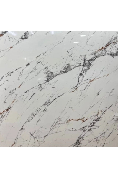 Generic Brand Import ®   White Marble Patterned Adhesive Foil Coating Paper
