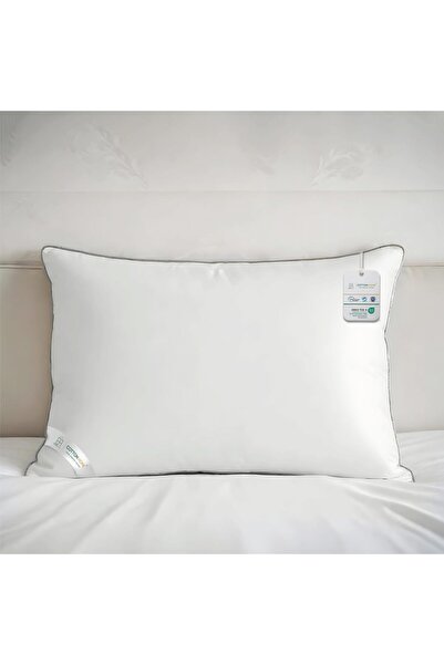 COTTON HOME ® Delight Pillow 50X75 cm With Grey Cord Supersoft Bed Pillow