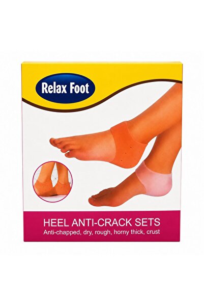 Relax Footwear Relax Foot Heel Anti-Crack Sets Silicone Socks for Cracked and...