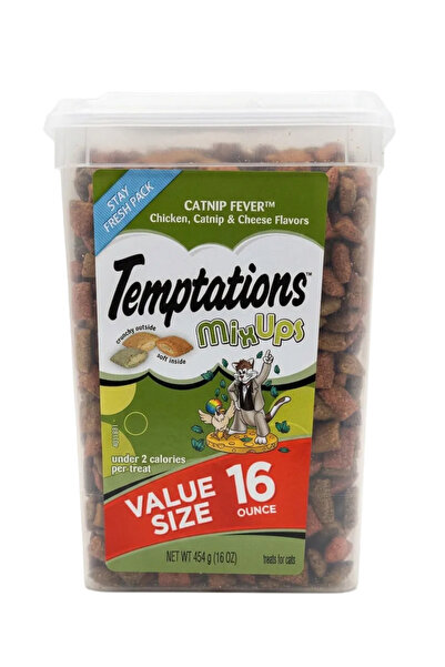 Temptations ميكز أبس 'كات نيب فيفر' وجبات خفيفة للقطط - نكهات الدجاج والكات ن...