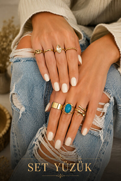 Jack Ferrero Gold Color Ring Set