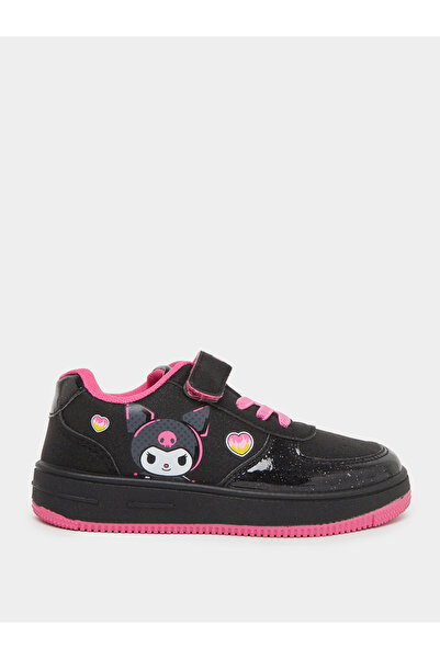 Styli Girls Kuromi Hook and Loop Sneakers