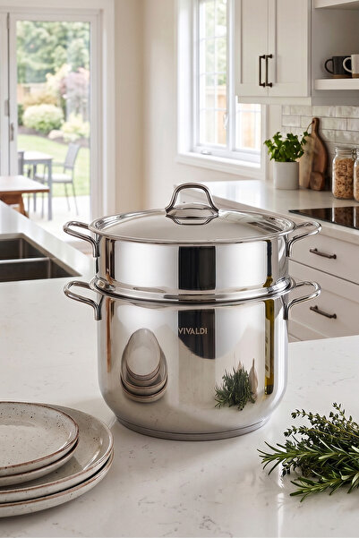Gökdil Kuskus Cookware Set 12 Liters 28cm