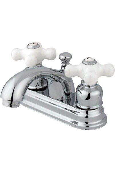 Yıldızan Ttkteknology Kb2601Px 4 "Bathroom Faucet, 4" Spout Reach, Polished C...