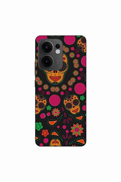 OEM Husa compatibila cu Oppo Reno13 F Silicon Gel Tpu Model Halloween Floral ...