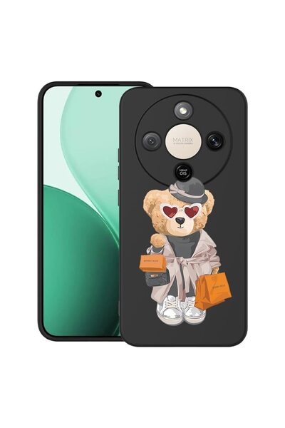 bestcase Θήκη TPU Υπέρλεπτη Συμβατή με Honor Magic8 Lite, Σχέδιο Αρκουδάκι, 3...