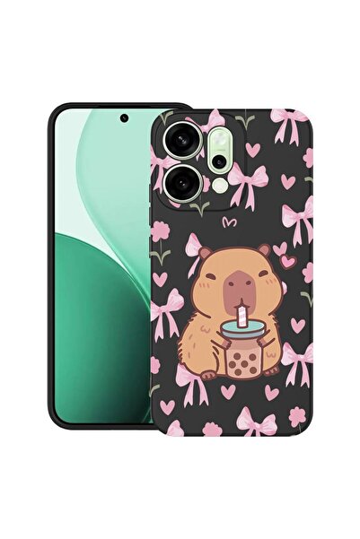 bestcase ¬Æ Husa TPU Ultra Slim Compatibila cu OPPO Reno14, Cute Capybara Car...