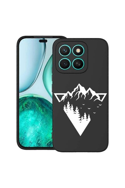 bestcase ¬Æ Husa pentru Honor X8C, Camping Forest, Slim Silicon 0.8MM, Antiso...
