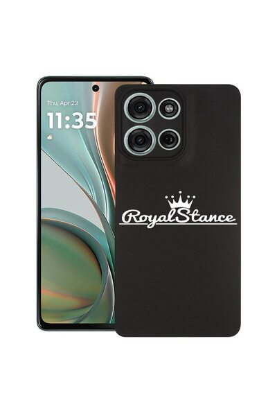 bestcase ¬Æ Husa pentru Motorola Moto G75, Royal Stance, Slim Silicon 0.8MM, ...