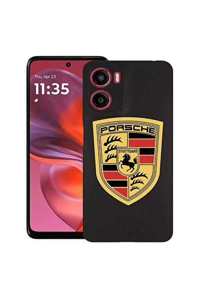 bestcase ¬Æ Husa pentru Motorola Moto G05, Porsche, Slim Silicon 0.8MM, Antis...