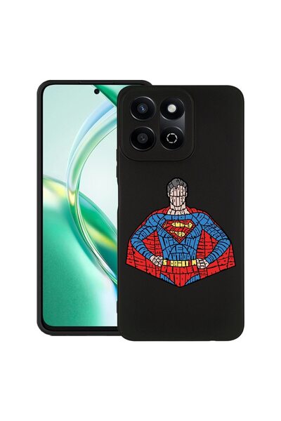 bestcase ¬Æ Husa pentru Honor 200 Smart, Slim Silicon, Calligraphy Superman, ...