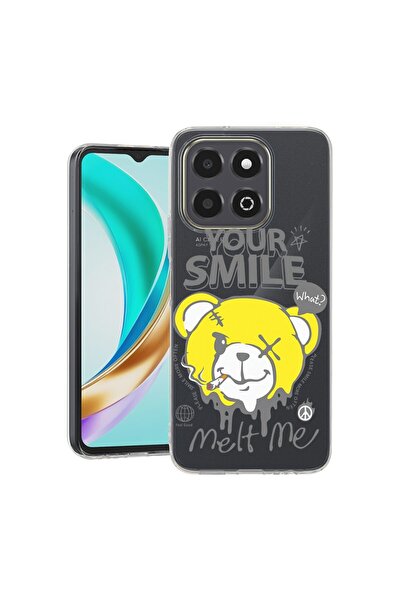 bestcase Калъф за Honor X6b, BestCase™ Прозрачен силиконов 2ММ, Мече: Твоята ...