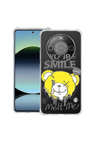 bestcase Husă Antișoc 1.5mm Compatibilă cu Honor Magic8 Lite, cu Design Ursul...