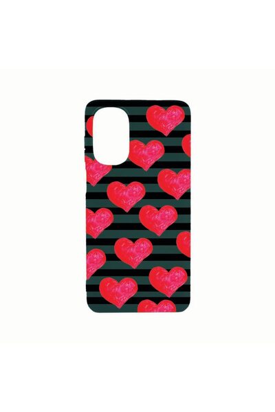 bestcase Husa Silicon, Compatibila Cu Motorola Moto E32s, Hearts, Rezistenta ...