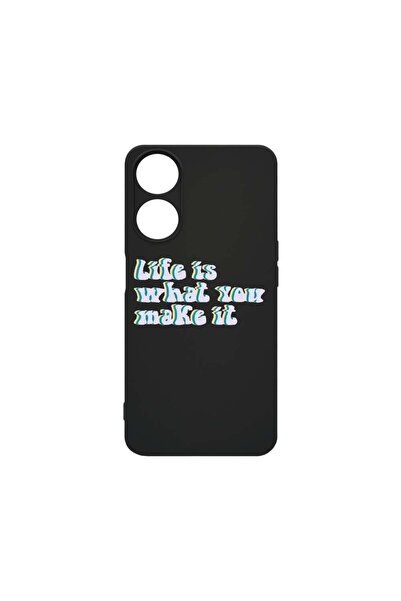 bestcase Λεπτή Θήκη Σιλικόνης 0.8MM, Συμβατή με OPPO A78 5G, Η ζωή είναι αυτό...