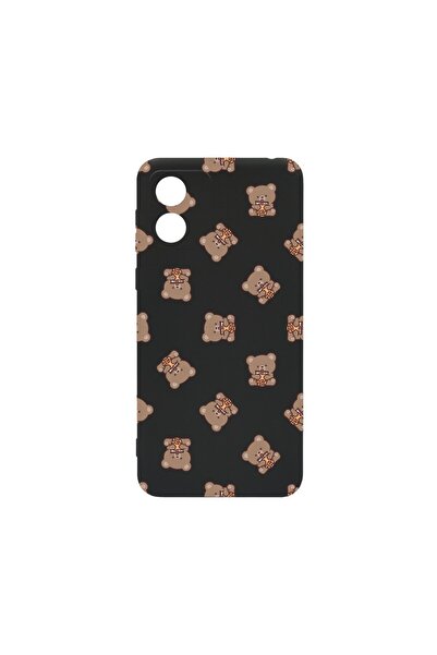 bestcase Тънък силиконов калъф 0.8ММ, съвместим с Motorola Moto E14, с десен ...