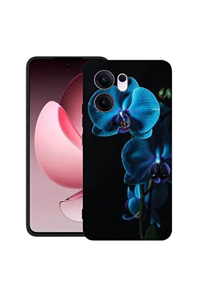 bestcase Калъф за OPPO Reno13 F 5G, Премиум тънък силиконов 1.2ММ, Синя орхид...
