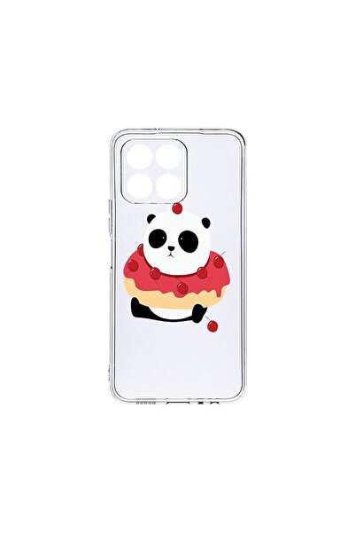 bestcase Διαφανής Θήκη Σιλικόνης, Συμβατή με Honor X8B, Sweet Panda, Αντικραδ...