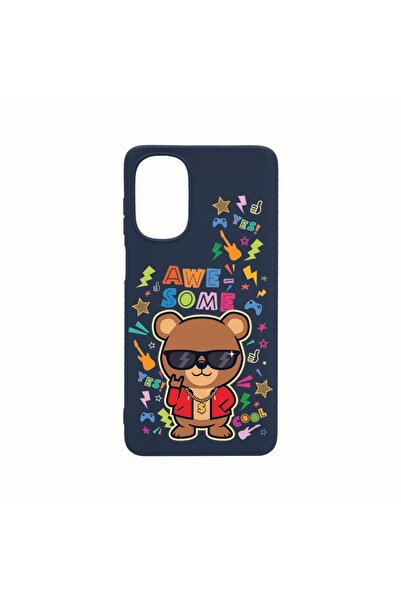 bestcase Силиконов калъф, съвместим с Motorola Moto G62 5G, Страхотно мече, У...