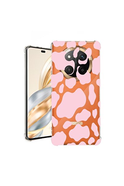 bestcase ¬Æ Husa pentru Honor Magic7 Lite, Anti Shock 1.5MM, Pink Cow, Protec...