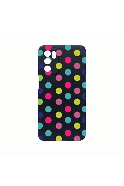 bestcase Husa Silicon, Compatibila Cu Oppo A54s, Dots Color, Rezistenta la uz...