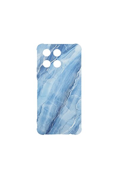 bestcase ¬Æ Husa pentru Honor 200 Smart, Anti Shock 1.5MM, Blue Marble, Rezis...