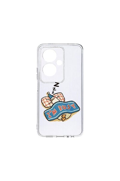 bestcase Διαφανής Θήκη Σιλικόνης 2MM, Συμβατή με OPPO A79 5G, Είμαι απασχολημ...