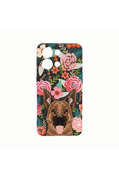 bestcase Husa Silicon, Compatibila Cu Oppo Reno8 Pro, Dog and Flowers, Rezist...