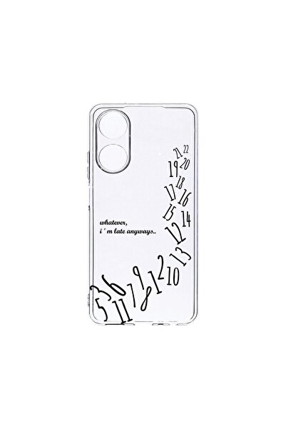 bestcase Clear Silicone Case 2MM, Compatible with OPPO A98 5G, I'm Late Alway...