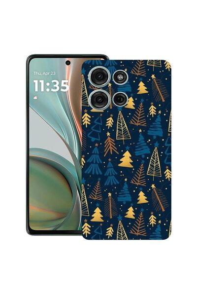 bestcase ¬Æ Husa pentru Motorola Moto G Play (2025) cu Design Xmas Pattern, T...