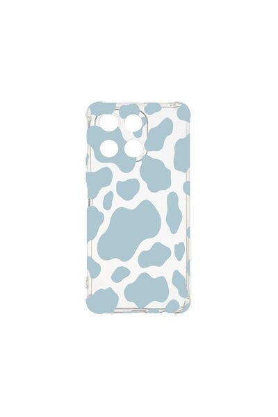bestcase Anti Shock 1.5MM Case, Compatible with Honor X6a, Blue Cow, Shock Re...