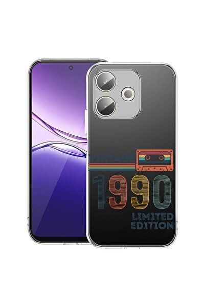 bestcase ¬Æ Husa Clear Silicon pentru OPPO A5 Pro 5G, Limited Edition 1990, 2...